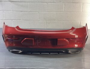 2017-2018 Mercedes C300 C205 Rear Bumper Coupe Red OEM *NOTE*