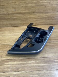 2017-2019 Audi Q7 4M Center Console Trim Cup Holder Bezel Black OEM 4M1864241AF