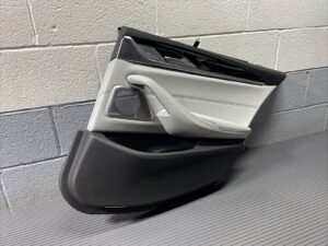 2018-2023 BMW M5 F90 Rear Right Door Panel Interior Trim Card White OEM NOTE