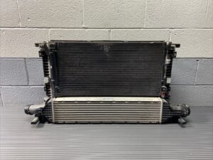 2018-2025 Audi A6 C8 Radiator Intercooler Assembly Kit 10k Miles OEM