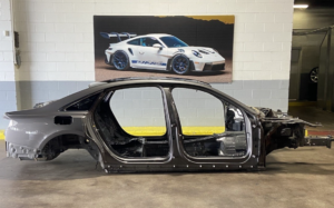 2019-2025 Audi A8L D5 Rear Right Quarter Panel Body Structure Cut Gray LX7H OEM