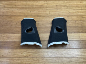 2020-2025 BMW M8 F93 Upper Left & Right B Pillar Trim Cover Alcantara OEM