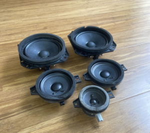 2020-2026 Chevrolet Corvette Set Of 5 Left & Right Rear Sound Speaker OEM