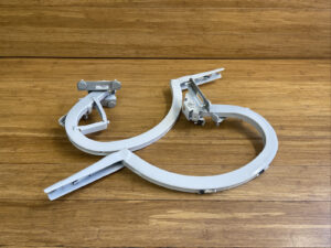 2021-2025 BMW M4 G82 Trunk Lid Hinge Left Right Level White Set of 2 OEM