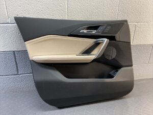 2023-2026 BMW X1 U11 Front Left Door Panel Card Leather Beige OEM *NOTE*
