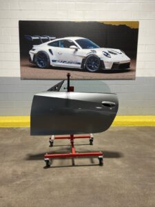 2003-2008 BMW Z4 E85 Front Left Door Panel Shell Gray OEM Original Part NOTE