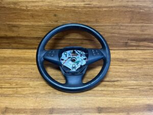 2007-2013 BMW X5 E70 Steering Wheel Leather Black Switches 32302166619 OEM
