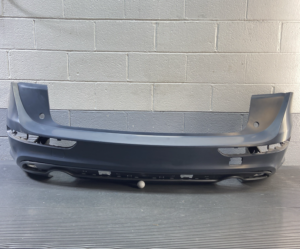 2013-2017 Audi Q5 8R S-Line Bumper Cover Rear W/ Lower Spoiler Primed OEM *NOTE*