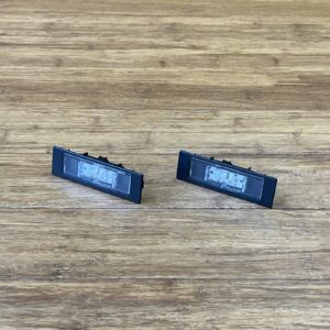2014-2020 BMW i8 I12 Tailgate Trunk License Plate Light Lamp Set Of 2 OEM