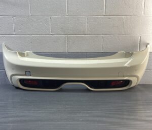 2015-2021 Mini Cooper S F55 Rear Bumper Cover W/ Light & PDC White 850 OEM *NOTE