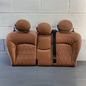 2015-2024 Mini Cooper S F55 Rear Seat Upper Cushion W/ Headrest Malt Brown OEM