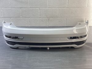 2016-2018 Audi Q3 8U S-Line Bumper Assembly Rear W/o Light White LS9R OEM *NOTE*