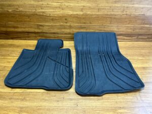 2016-2019 BMW M4 F83 Floor Rubber Mat Front Right & Left Side Set of 2 OEM
