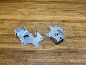2016-2024 Audi R8 4S Right & Left Door Sill Trim Retaining Plate Bracket Set OEM
