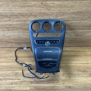 2017-2023 Mercedes C63 W205 AMG Dash Trim Panel Wood Effect W/ Cupholder OEM