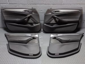 2018-2023 BMW M5 F90 Set Door Card Leather Carbon Front & Rear OEM *NOTE