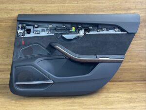 2019-2021 Audi A8 S8 D5 Rear Right Door Interior Trim Panel Card Black OEM