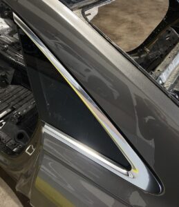 2019-2025 Audi A8L D5 Rear Left Quarter Fixed Window Glass Tinted W/ Chrome OEM