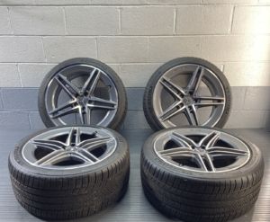 2020-2021 Mercedes C63 W205 AMG Alloy 19" Wheel Rim W/ Tire Set OEM *NOTE*