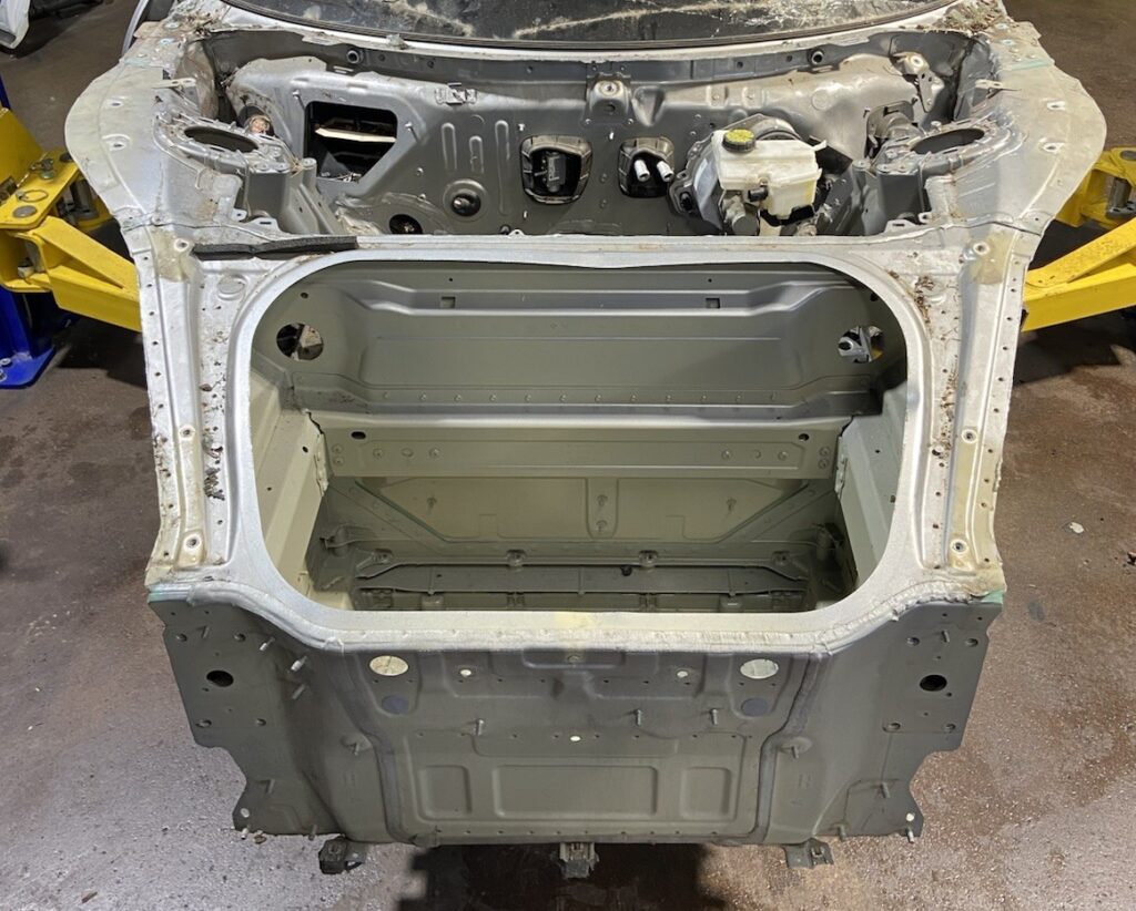 2020-2025 Porsche 911 Turbo 992 Front End Trunk Bucket Frame Horn Body Cut OEM