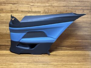 2021-2025 BMW M4 G82 Rear Right Inner Interior Door Panel Marina Blue OEN NOTE