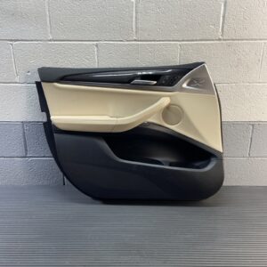 2022-2024 BMW X3 G01 Font Left Interior Door Panel Beige & Carbon OEM *NOTE*