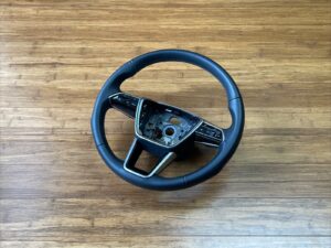2022-2025 Audi A6 C8 Front Leather Steering Wheel Assembly Black OEM *NOTE*