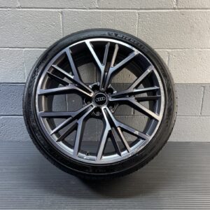 2024-2025 Audi S7 C8 Alloy Wheel 5-Spoke Silver 21×8.5J 4K8601025AL OEM *NOTE*
