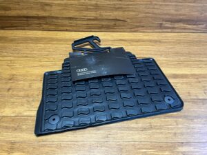2010-2015 Audi Q7 4L All-Weather Rubber Floor Mat Rear Left & Right Set of 2 OEM