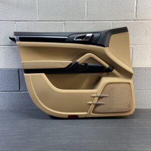 2011-2018 Porsche Cayenne 92A Interior Door Panel Front Left Beige OEM *NOTE*