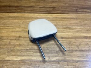 2011-2018 Porsche Cayenne 92A Seat Headrest Front Right Black / Luxor Beige OEM