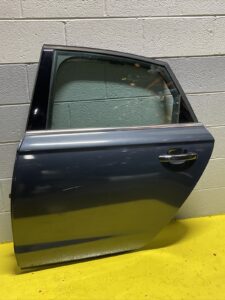 2012-2018 Audi A6 C7 Rear Left Door Panel Shell OEM Aviator Blue LX5N *NOTE*