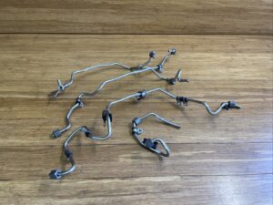 2013-2019 Mercedes S550 C217 4.7L V8 Fuel Feed Lines Hoses Pipes Set of 4 OEM