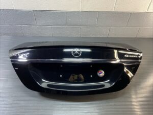2014-2017 Mercedes S550 W222 Rear Trunk Lid Deck Tail Gate Black OEM *NOTE*