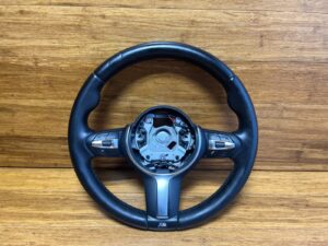 2014-2020 BMW 335i F30 Steering Wheel Black Leather 51177238829 OEM *NOTE*