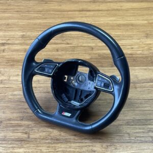 2015-2016 Audi S3 8V Sport Steering Wheel W/ Shifter Paddle Black OEM *NOTE*