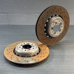 2015-2021 BMW M2 F87 Front Left & Right Brake Rotor 46K Miles Set of 2 OEM