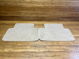 2015-2022 Porsche Macan 95B Rear Left & Right Carpet Floor Beige Set of 2 OEM