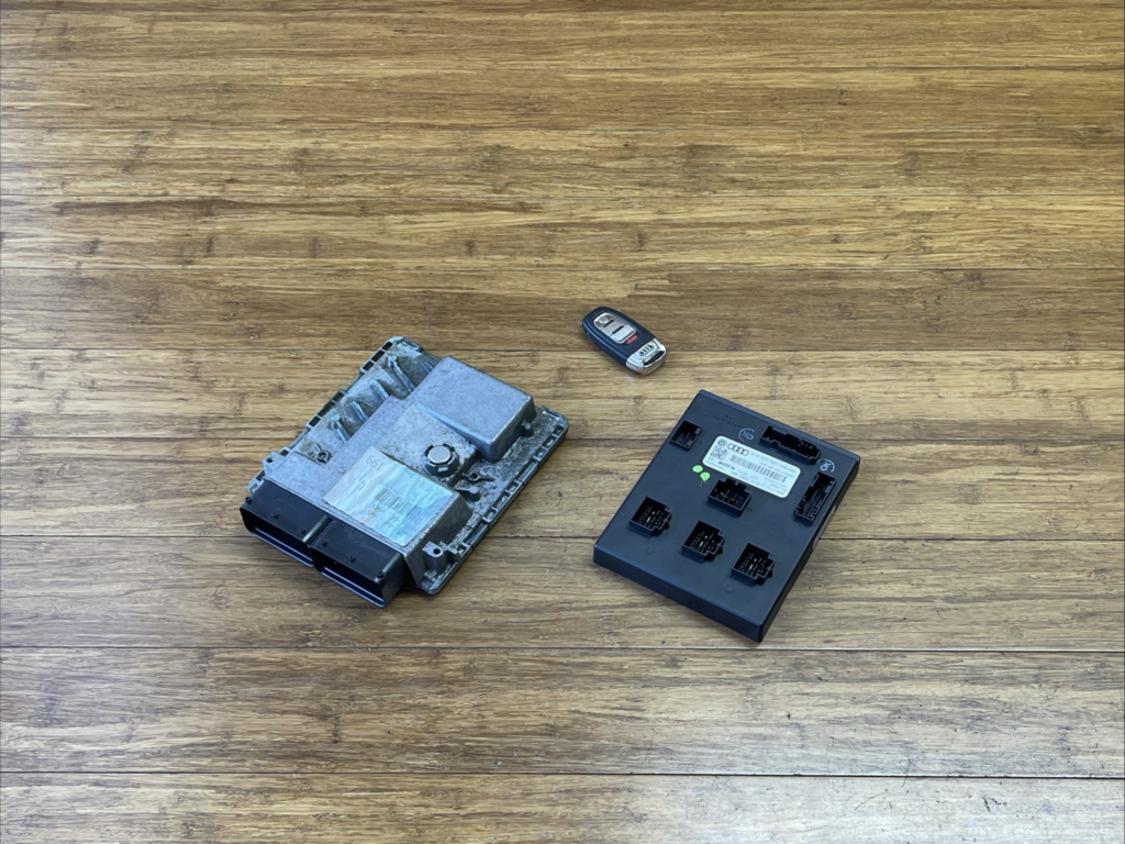 2016-2018 Audi A6 C7 3.0L Engine Motor Control Module ECM W/ Key Set Of 3 OEM