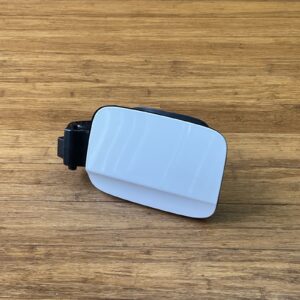 2016-2018 Audi Q3 8U Fuel Tank Door Lid Trim W/ Housing & Cap White OEM