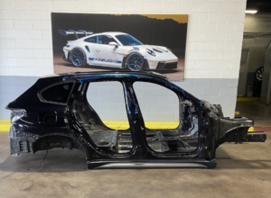 2016-2022 BMW X1 F48 Quarter Panel Body Frame Structure Cut Rear Right Black OEM