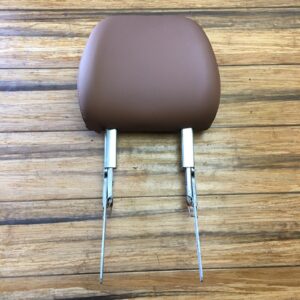 2017-2019 Audi Q7 4M Front Left Driver Side Seat Headrest Leather Brown OEM