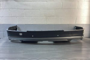 2017-2019 Audi Q7 4M Rear Bumper Cover Panel Primed 4M0807527B OEM *NOTE*
