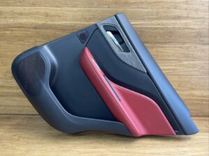 2017-2020 Jaguar F-Pace Red Rear Right Interior Door Trim Panel Card OEM