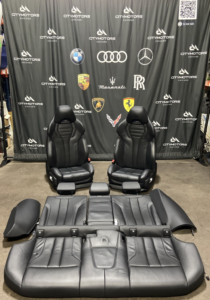 2017-2023 BMW F90 M5 Front & Rear Seat Set Merino Leather Black OEM *NOTE*