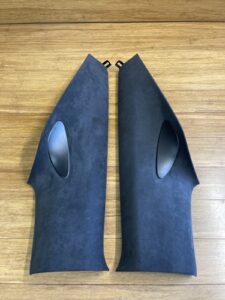 2018-2019 Porsche Carrera 911 T Rear Alcantara C-Pillar Trim Panel Set OEM