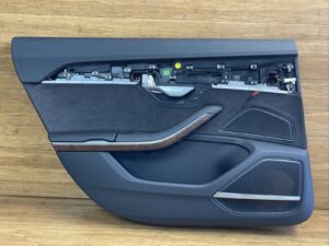 2019-2021 Audi A8 S8 D5 Rear Left Door Interior Trim Panel Card Black OEM