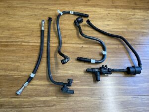 2019-2023 BMW X7 G07 3.0L Coolant & Ventilation Pipe Hose Line Set of 5 OEM