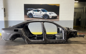 2019-2025 Audi A8L D5 Front Right Frame Horn Apron Body Structure Cut Gray OEM