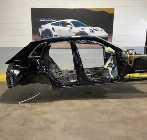 2019-2025 Audi Q3 F3 Rear Right Quarter Panel Structural Cut Black OEM